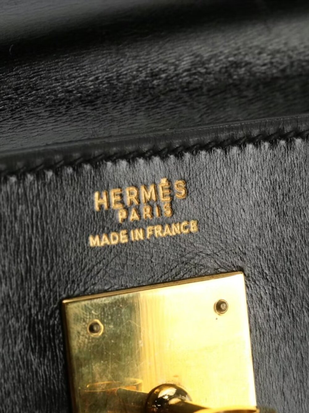 Hermès Vintage Black Kelly Retourne 32 Bag - Picture 6 of 16